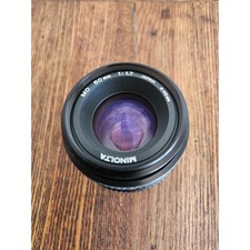 Minolta MD 50mm 1:17 Japan 49mm Lens