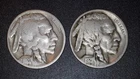 1920-P & 1921-P Buffalo Nickels - Full Dates Visible - Great Set of Coins!