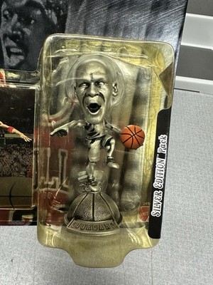 Michael Jordan 1999 Mattel Maximum Air Silver Edition NBA Action Figure Card NEW