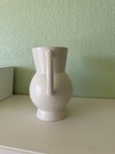 🌺 Zara Home Sculptural Ceramic Pitcher Vase Cream White Minimalist Jug Decor — photo 9