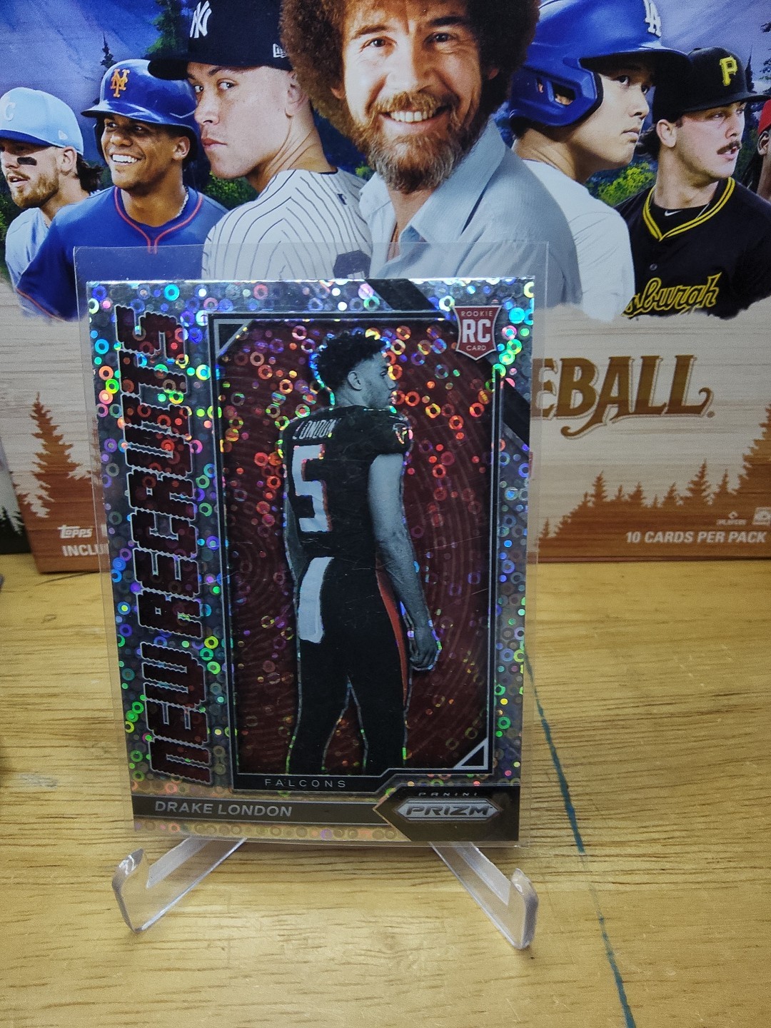 2022 Panini Prizm Drake London New Recruits Prizm No Huddle Rookie RC