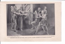 1925 Ben-Hur Movie Print-Plate / "Ben-Hur And Mother Arrested by Romans"