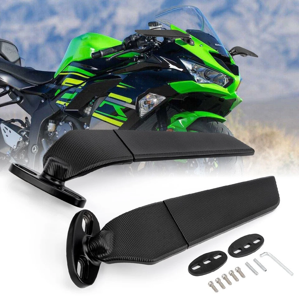 Rearview Wind Wing Side Mirrors For Ducati 899 1199 1299 Panigale 1198 1098 848 Foto 4 de 4