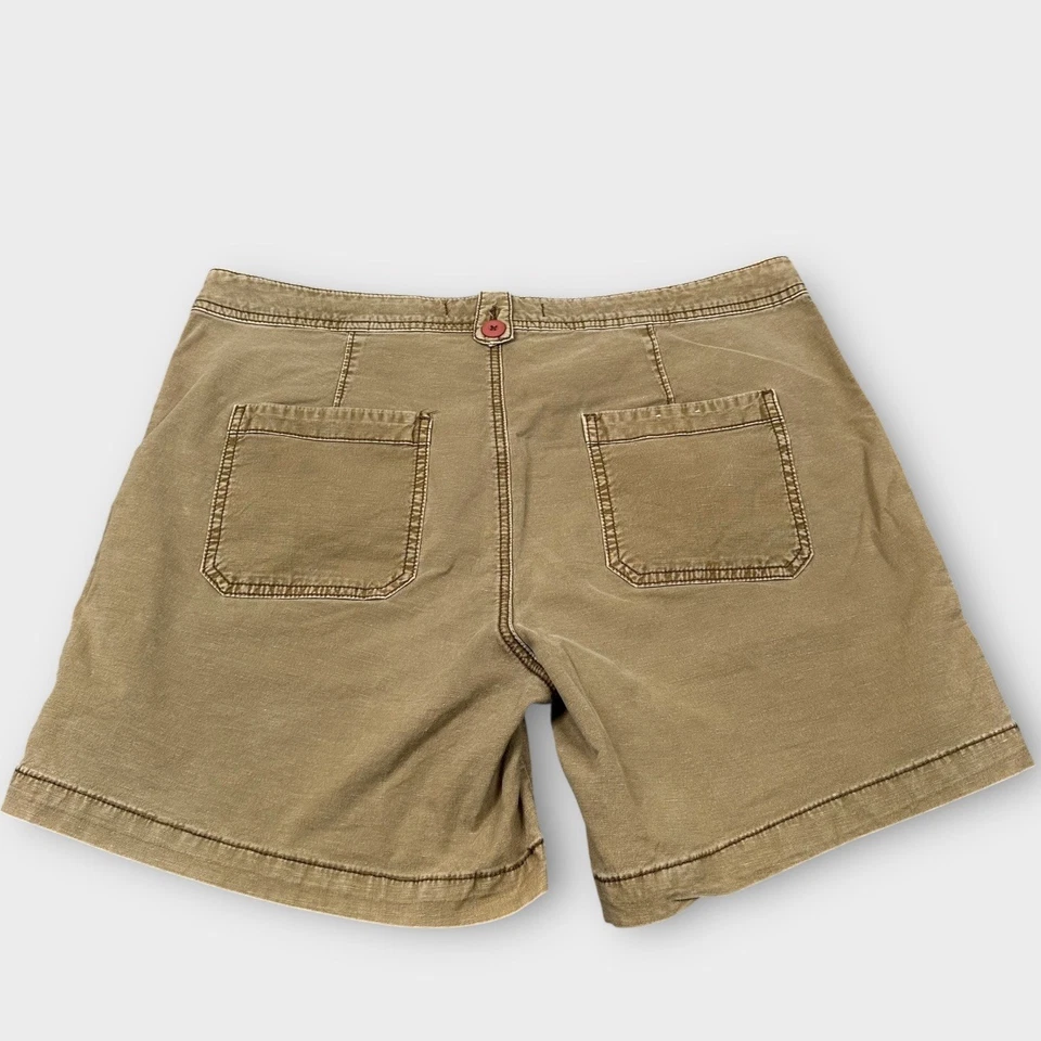 Pantalones Cortos Anthropologie Para Mujer 32 The Wanderer Caqui Marrón Mezcla Algodón Bolsillos Foto 2 de 4