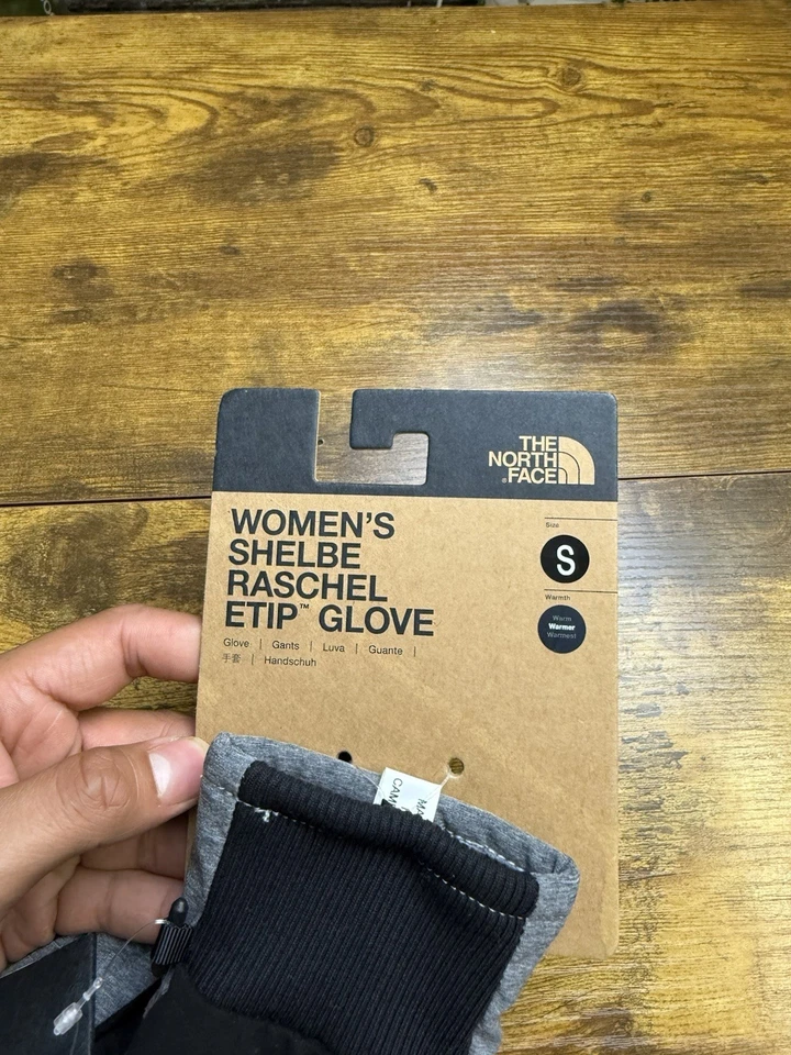 Guantes The North Face para mujer Shlebe Raschel ETIP guantes para teléfono inteligente gris S Foto 3 de 4