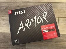 MSI Armor OC AMD RX580 8GB GDDR5 Graphics Card GPU Used