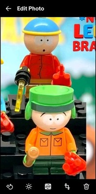 2x Figure Set TOY FIGURES Eric Cartman South Park Block Figures Kyle Mini
