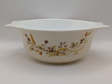 Pyrex Marks & Spencer Harvest Casserole Dish No Lid 8" Vintage 1980s VGC