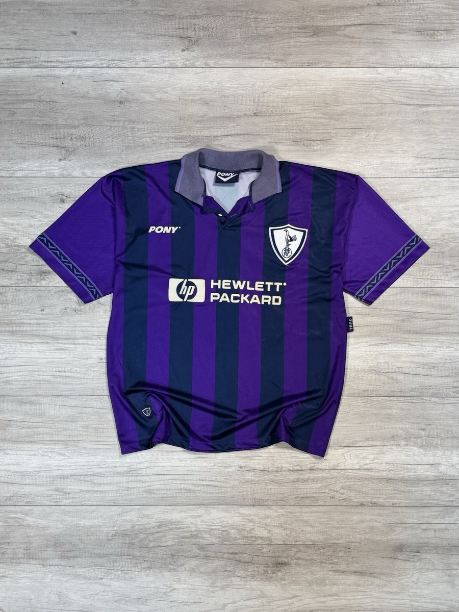 Pony Tottenham Hotspur 1995-1997 Away Shirt Soccer Vintage Jersey