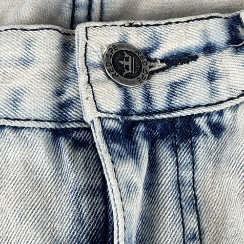 Red Ape MCMXXXIII Acid Washed Bleached Denim Jeans SIZE 36 - Picture 7 of 12