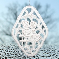 Fensterschmuck, Gro&szlig;, Kinder, Holz, Wei&szlig;, Dekoration, Deko, Chabby Chic