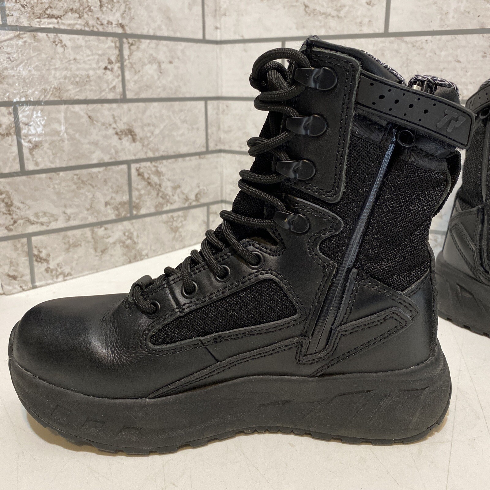 8 inch Fatt Maxx Waterproof Side Zipper Tactical Research Boots Size 5R