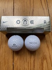  NEW RARE Nike ONE Platinum Oregon Ducks Logo TW Tiger Woods Golf Ball 1 Ball 
