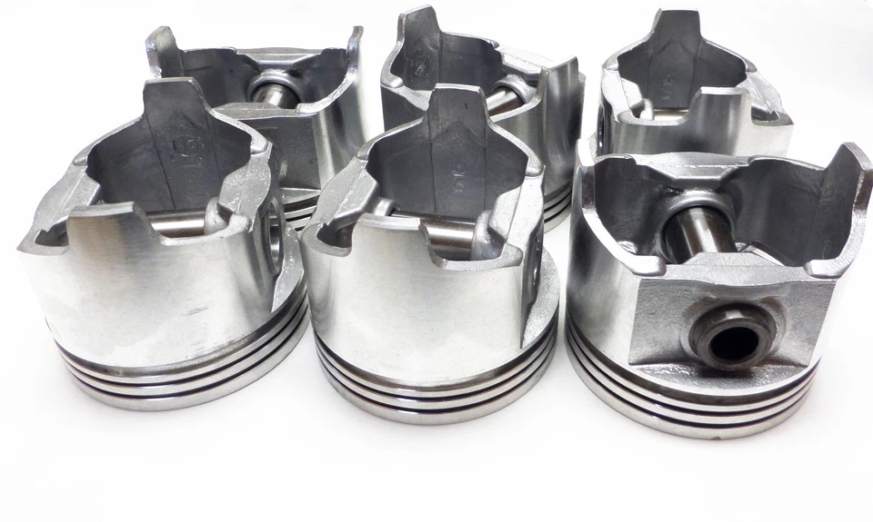 Aluminum Alloy Piston Set Perfect Circle 1972-77 AMC International L6 4.2L 258ci - Image 2 of 3