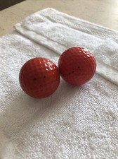 Ping eye 2 Golf Ball- Red And White. Black Lettering- Christmas Editions 2 Count
