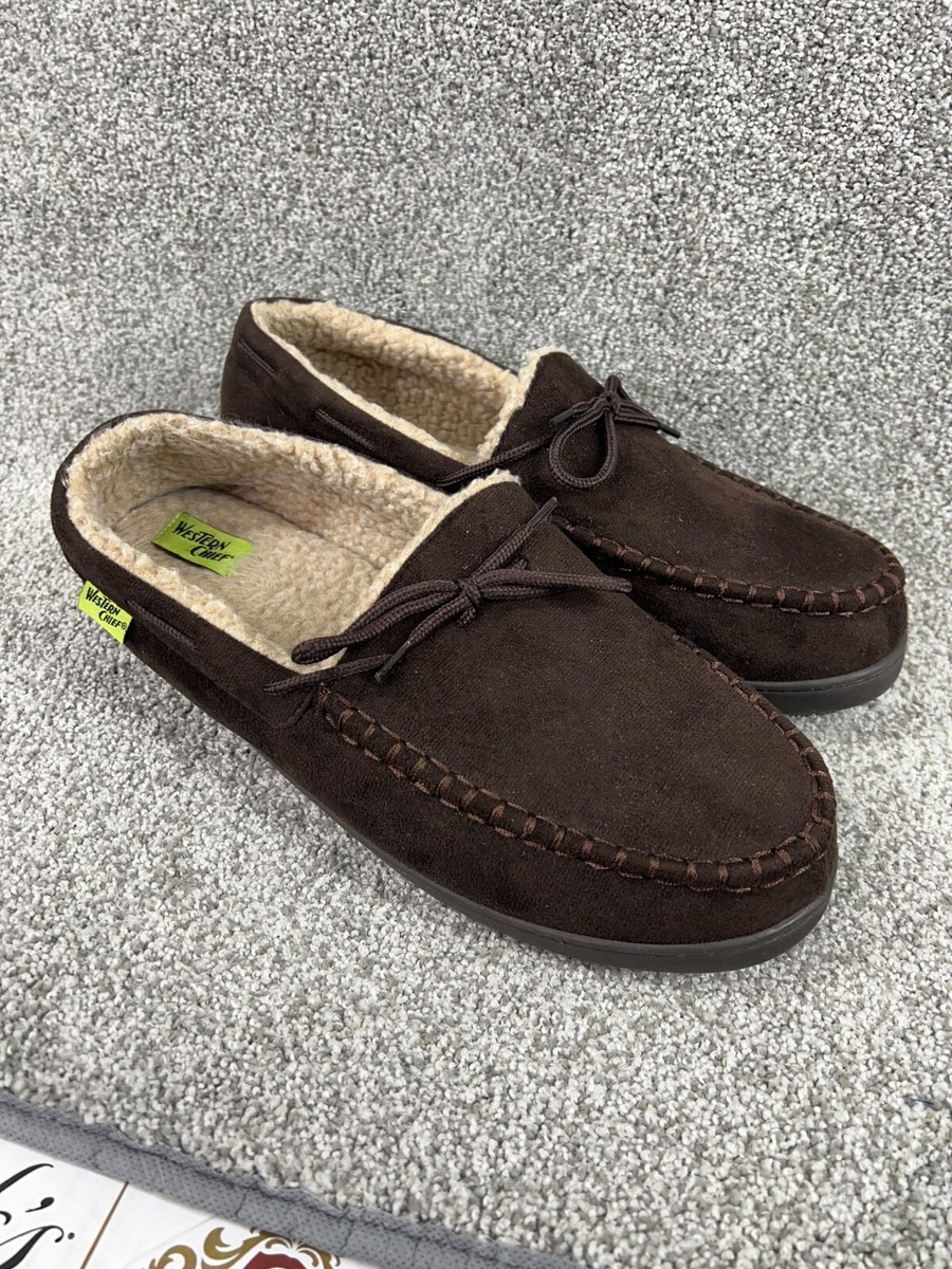 Western Chief Mens Slippers Moccasins Suede Size 13