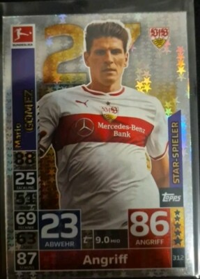 Match Attax Bundesliga 18/19-Mario Gomez-Nr.312-Star-Spieler 