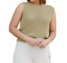 By Together Cielo Vest Top In Olive
