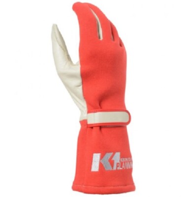 Keiichi Tsuchiya Drift K1 PLANNING RACING GLOVES Leather Red Size