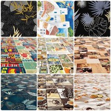 Tischdecke Wachstuch Wachstuchtischdecke Tischdecke abwaschbar Blumen Blätter