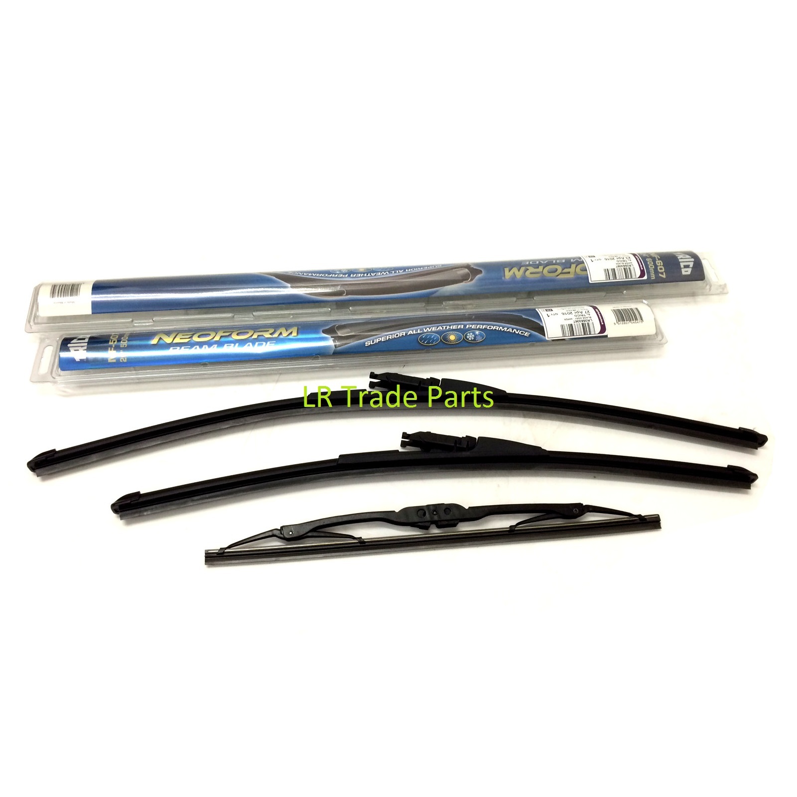 LAND ROVER FREELANDER 2 NEW FRONT & REAR OEM WINDSCREEN WIPER BLADE SET