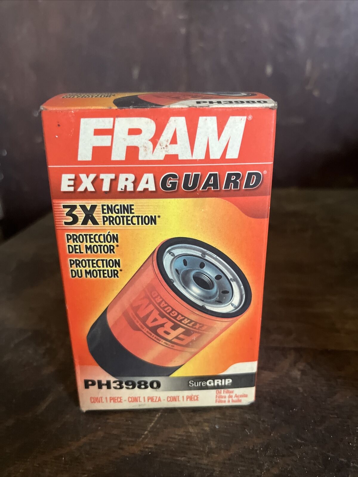 NOS Fram PH3980 Extra Guard Spin-on Oil Filter.