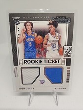 2021-22 Panini Contenders - Rookie Ticket Dual Swatches Josh