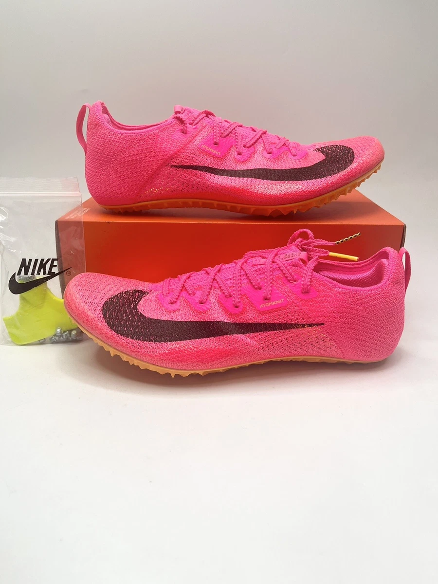 Nike Zoom Superfly Elite 2 Track Spikes Cleats Hyper Pink CD4382-600 Mens  Sz 9