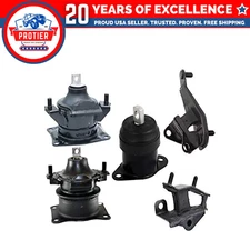Fits 2003-2007 Honda Accord 2.4L AUTO Engine Motor & Trans Mount Set 5PCS :