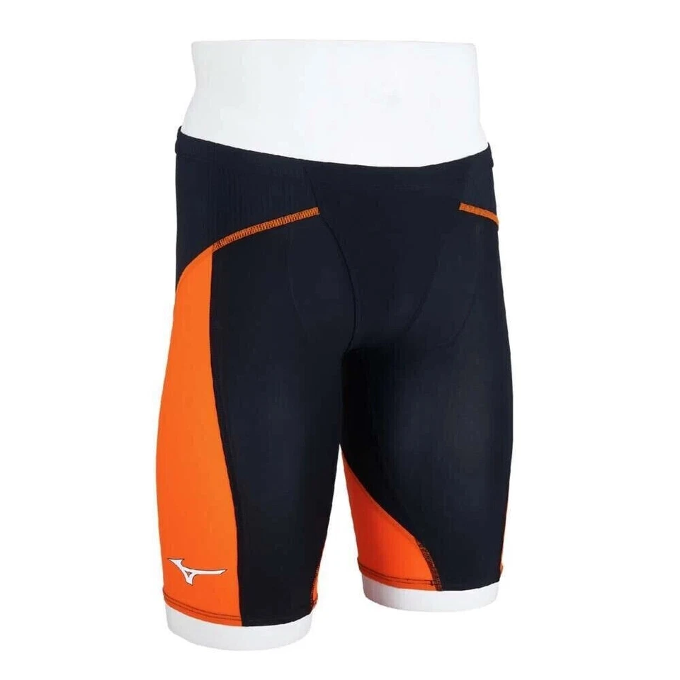 Купальник соревновательный 2025 Mizuno N2MBC011 GX Sonic Light 95 черный x оранжевый Япония - Изображение 2 из 4