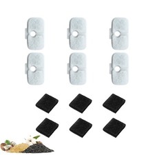 NISPIRA Dog Cat Water Fountain Filter for Petlibro PLWF005 PLWF115 PLWF105, 6 Pk