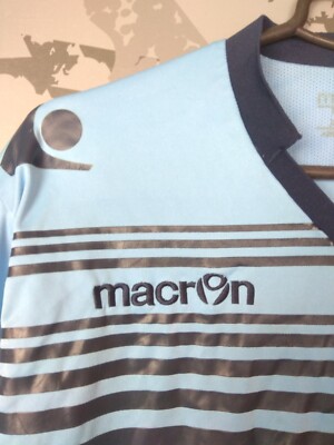 Leeds Utd MACRON Maillot T-Shirt Haut Jersey Home M