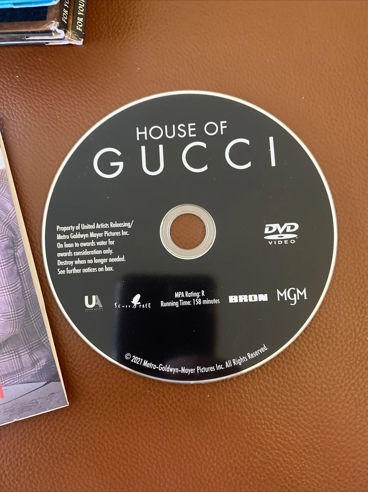 ДОМ GUCCI ~ DVD ~ FYC ЛЕДИ ГАГА ~ Джаред Лето ~ Адам драйвер ~ Аль Пачино ~ Хайек - Изображение 3 из 3