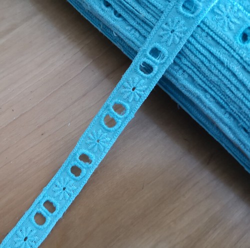 0,5 Zoll - 1,25 Zoll breit 5-10 Yards Öse Baumwollmischung Spitze kann das Band getragen werden zhb84 - Bild 15 von 16