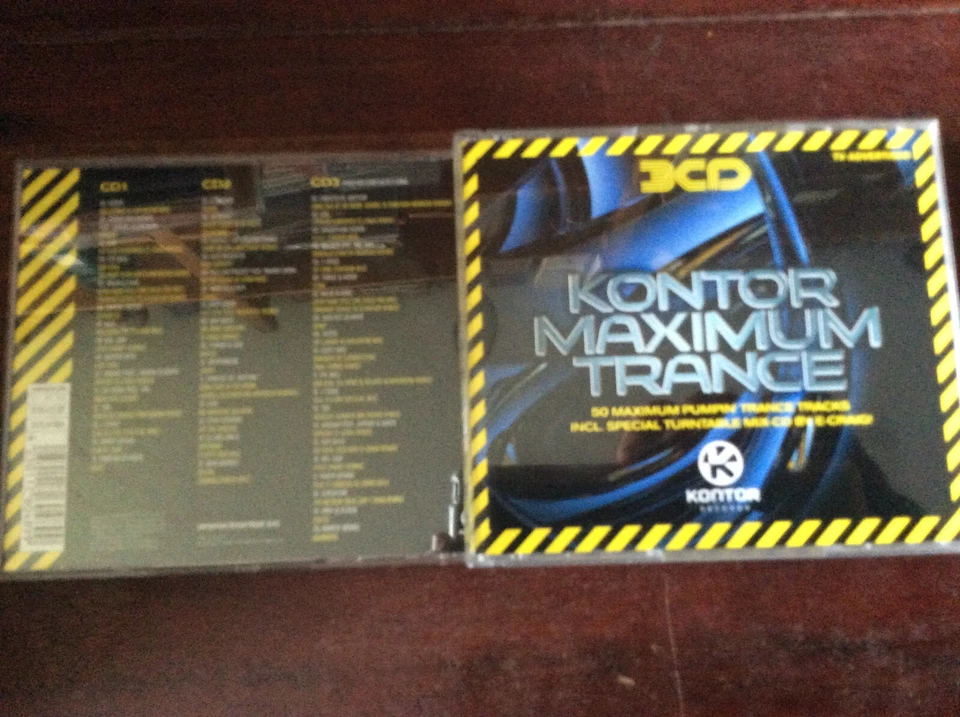 Kontor - Maximum Trance [3 CD Box ] DJ Tiesto Armin Van Buuren TDR ATB  E-Craig