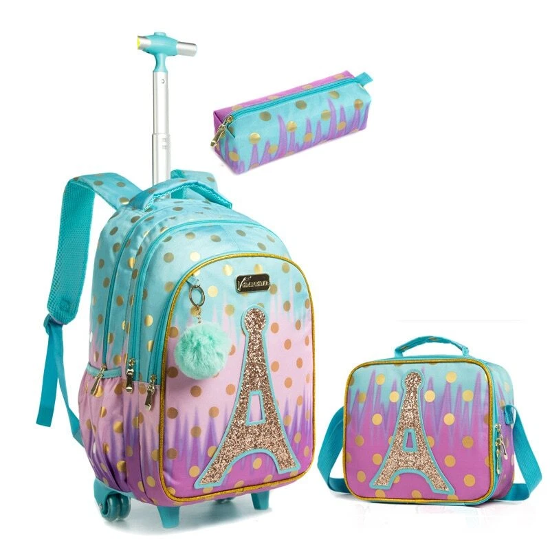 Wheeled backpack for on sale school