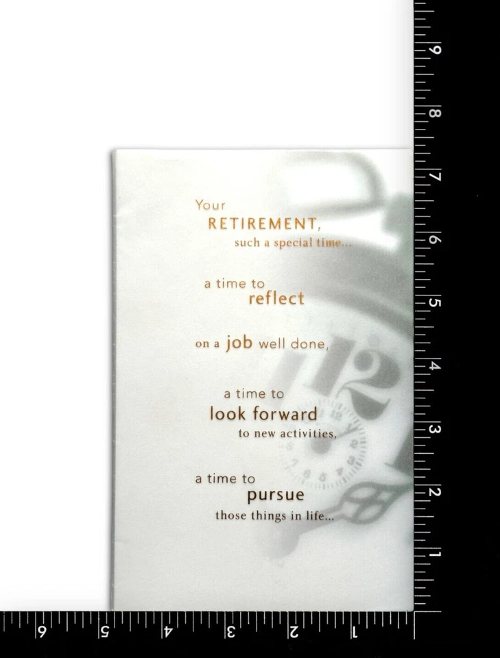Thoughtful RETIREMENT CONGRATULATIONS Card, Best Wishes by American Greetings +✉ - Image 4 of 4