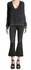 New rag & bone High Waist Dark gray cropped Flare jeans Capri sz 30/10 USA made  — photo 9