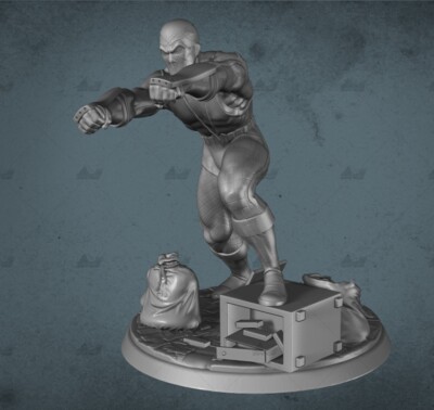 Anime Shocker Unpainted GK Models 3D Printed Figures Unassembled Resin Kit 25cmH