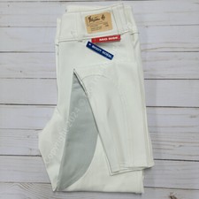 Tailored Sportsman Ladies Trophy Hunter Sock Bottom Breech FZ Mid-Rise White