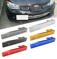 Metal Offset Bumper License Plate Mounting Bracket Relocator Plate for Subaru