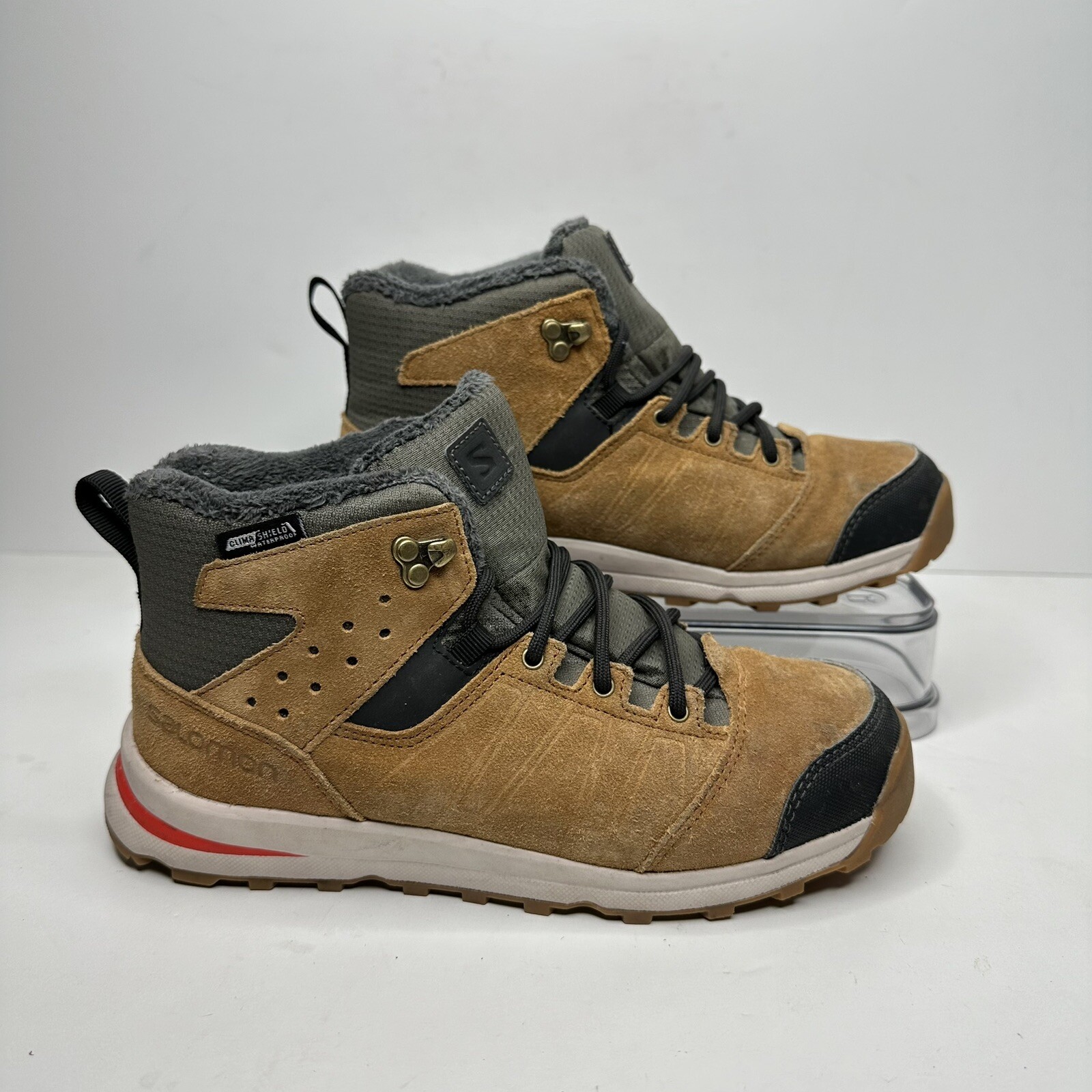 Stivali da trekking marroni Salomon Utility da donna taglia 4