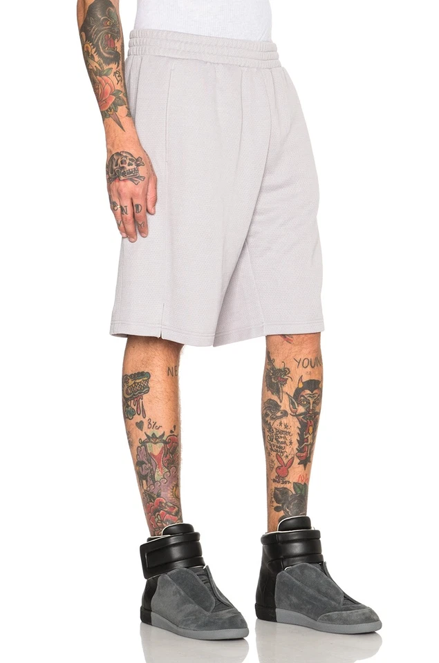 Pantalones Cortos de Baloncesto Alexander Wang Acolchados Jacquard - Piedra - XS Foto 3 de 4