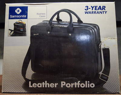 RARE Samsonite Leather Business Case/Portfolio