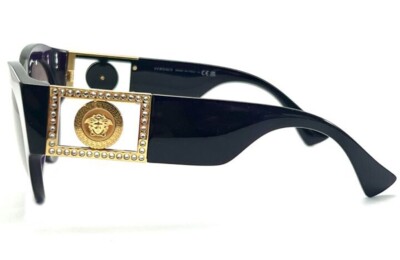 NEW VERSACE SUNGLASSES WOMEN PURPLE EYEWEAR VERSACE VE4438B 53847N VERSACE VE4438B 53847N Transparent Plum Purple Brown 52 mm  main image 4