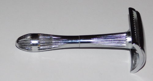 Vintage Lady Pomco Silver shaving Razor vgc
