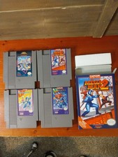 Mega Man Lot -Nes, Mega Man, Mega Man 2, With Box And Foam Mega Man 4 Megan 5