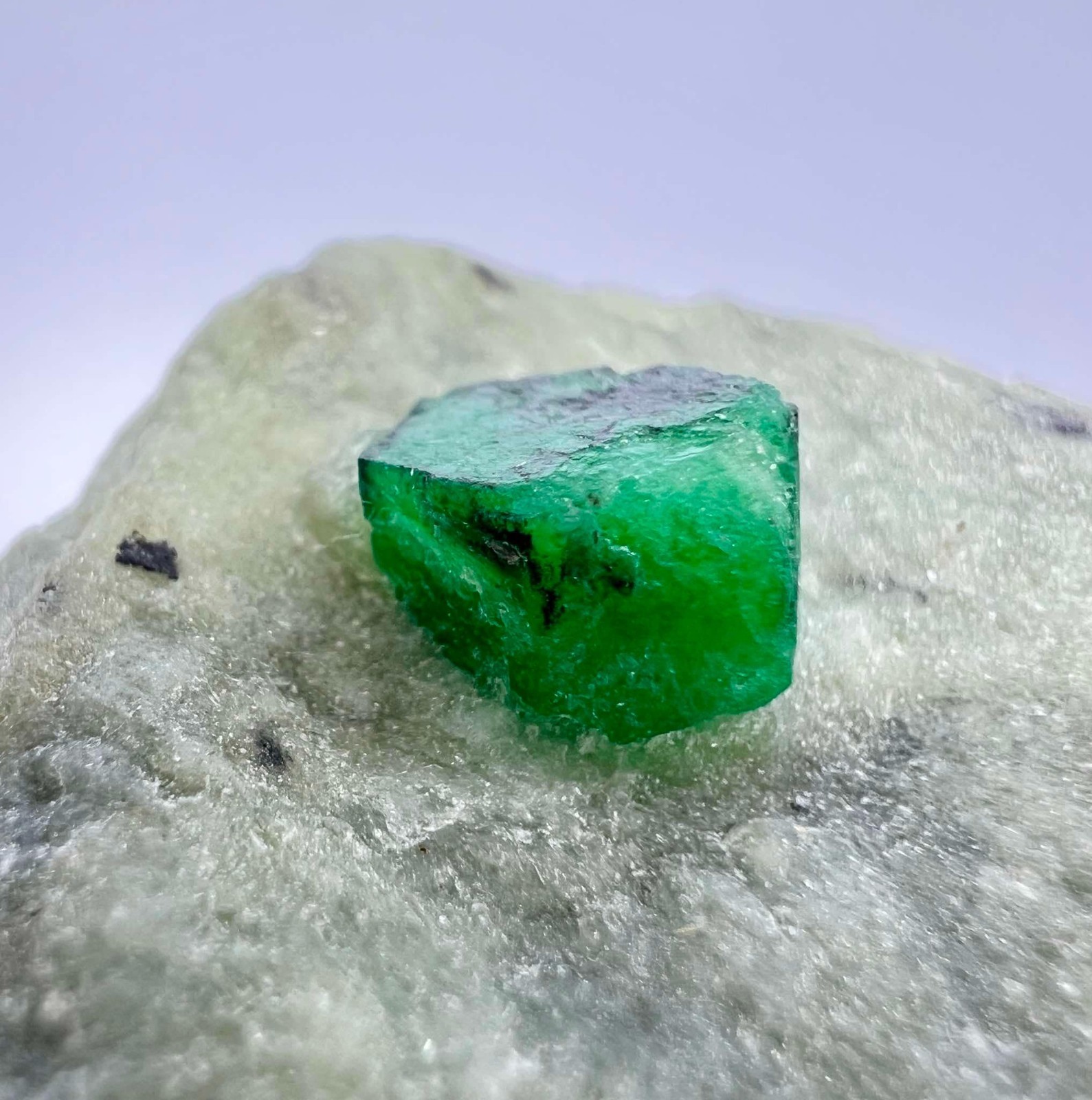346 Carat Well-Terminated Emerald Crystal on Matrix | Swat Valley Pakistan