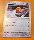 POKEMON COURONNE STELLAIRE FRANCAISE CARD REVERSE CARTE MELTAN 102/142 SCR FR M