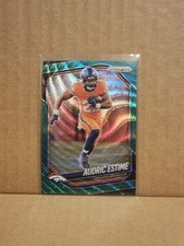 2025 Panini Prizm - Audric Estime #226 Green Wave Prizm
